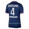 Camiseta de fútbol Paris Saint-Germain Sergio Ramos 4 Primera Equipación 2021/22 - Hombre